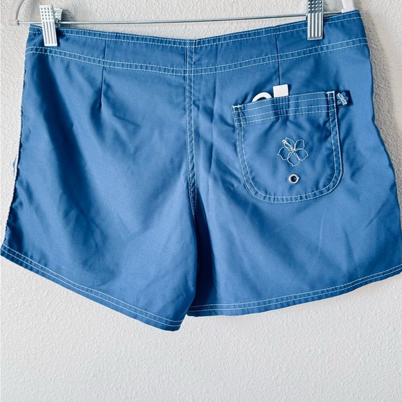 VTG! Crazy Shirts Blue Board Shorts. Size 9 - Picture 2 of 8